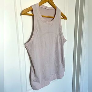 Lululemon tank. Very light pink.